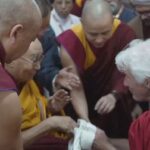 Dalai Lama blesses actor Richard Gere in Dharamsala