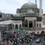 Pro-Islamist protest against a caricature in satirical magazine allegedly depicting