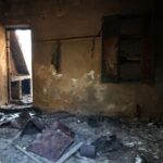Wildfire burns in Ierapetra on the island of Crete