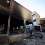 Aftermath of Israeli attacks, in Gaza City