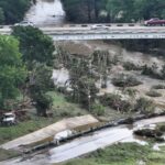 Flash flooding in Comfort, Texas