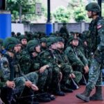 Reservists receive training during the annual Han Kuang military exercises