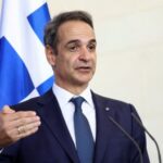 FILE PHOTO: Greek PM Mitsotakis visits Germany