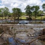 Aftermath of deadly flooding in Hunt, Texas