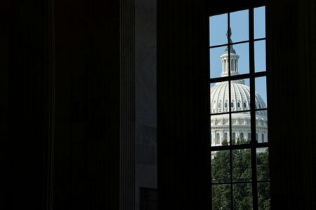 A general view of the U.S. Capitol dome in Washington
