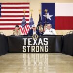 U.S. President Donald Trump visits flood affected areas of Texas
