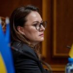 A newly appointed Ukrainian Prime Minister Yulia Svyrydenko attends a