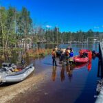 Flooding in the Sakha Republic, also known as Yakutia, in