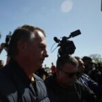Brazil’s former President Jair Bolsonaro leaves the State Secretariat of