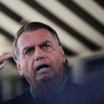 Former Brazilian President Jair Bolsonaro speaks in Brasilia
