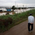Flooding due to torrential rain in Yesan