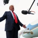 FILE PHOTO: U.S. President Trump at Joint Base Andrews after