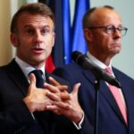 French President Macron visits Germany