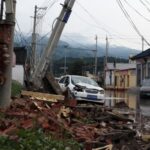 Heavy rainfall aftermath in Miyun district of Beijing