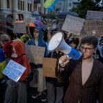 Ukrainians protest against law curbing independence of anti-corruption bodies