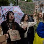 Ukrainians protest against law curbing independence of anti-corruption bodies