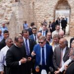 Germany’s Foreign Minister Johann Wadephul visits Palestinian village where Christian