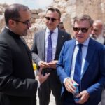 Germany’s Foreign Minister Johann Wadephul visits Palestinian village where Christian