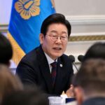 South Korea’s President Lee Jae Myung holds a press conference,