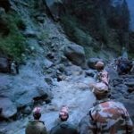 Rescue operations amid heavy rains in location given as Kinnaur
