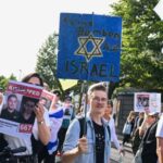 FILE PHOTO: Protest demanding release of hostages held in Gaza,