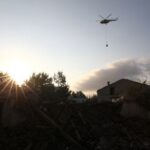 Aftermath of a wildfire in Turkey’s northwestern Canakkale province