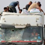 Palestinians seek aid supplies in Khan Younis, southern Gaza Strip