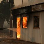 Wildfire burns houses, factories, forcing evacuations near Patras