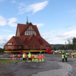 Relocation of the Kiruna’s historic wooden church