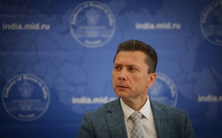 Roman Babushkin, charge d'affaires at the Russian embassy in India,