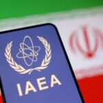 FILE PHOTO: Illustration shows International Atomic Energy Agency (IAEA) logo