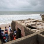 Nigerian coastal community reels from ocean surge that swept away