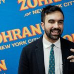 FILE PHOTO: New York City mayoral candidate Zohran Mamdani campaigns