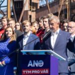 Andrej Babis during an alection campaign