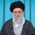 Iran’s Supreme Leader Ayatollah Ali Khamenei speaks during a televised