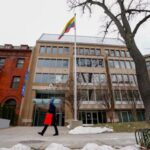 Colombia’s embassy after U.S. President Trump said he would impose