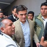 Rodrigo Paz holds a press conference following his victory in