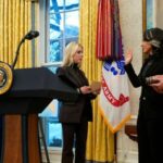 FILE PHOTO: U.S. Attorney General Pam Bondi swears in Director