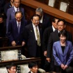 Japanese lawmakers vote to elect the new prime minister, in