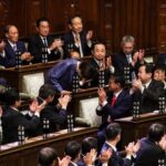 Japanese lawmakers vote to elect the new prime minister, in