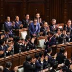 Japanese lawmakers vote to elect the new prime minister, in