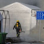 Incident in front of the Parliament building in Belgrade
