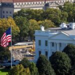 The demolition of the East Wing of the White House,