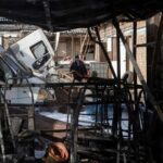 Aftermath of a Russian air attack in Kharkiv