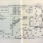 British journalist Anthony Grey’s sketch of the layout of his