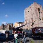 Part of Torre dei Conti tower collapses in Rome