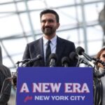 New York City mayor-elect Zohran Mamdani holds a press conference