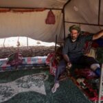 Nasri Sbeih, who was shot in the foot while fleeing