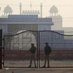 Aftermath of an explosion near the historic Red Fort in