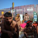 Munduruku indigenous people block access to COP30 in Belem